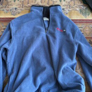 Vintage Vail Colorado Blue Fleece Quarter-Zip Pullover – Size Small